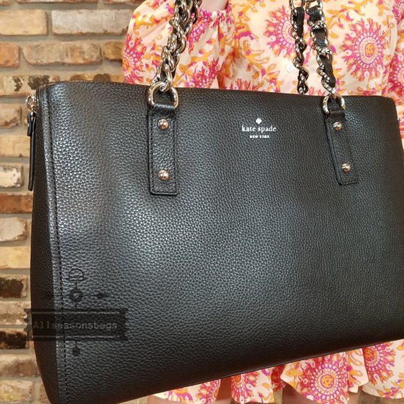 Kate Spade Andee Cobble Hill Black Shoulder Tote